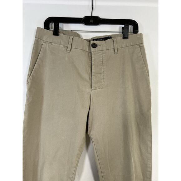 Allsaints Park Chino Button Fly Mens Pant Size 33x30 Sand - Picture 6 of 13